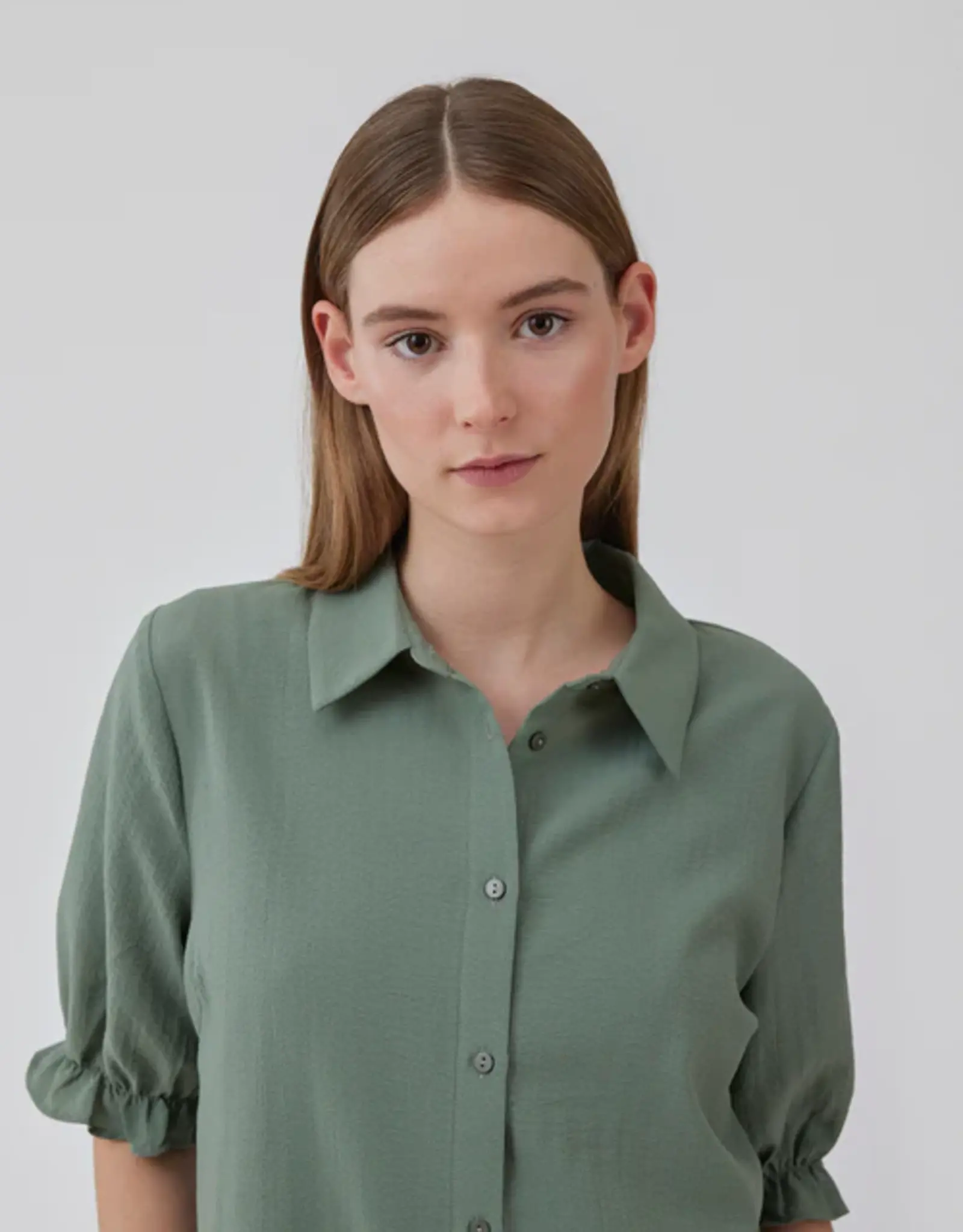 Modstrom Huntley Shirt Soft Moss