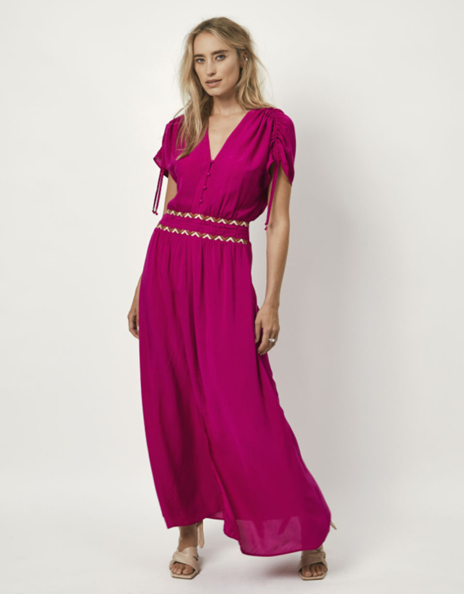 Dante 6 Imperia Bohemian Maxi Dress Hibiscus Pink