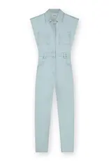 Homage Sleeveless Denim Jumpsuit Light Blue wash