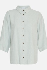 Moss Copenhagen Jovene Ginia 3/4 Shirt Green Melange