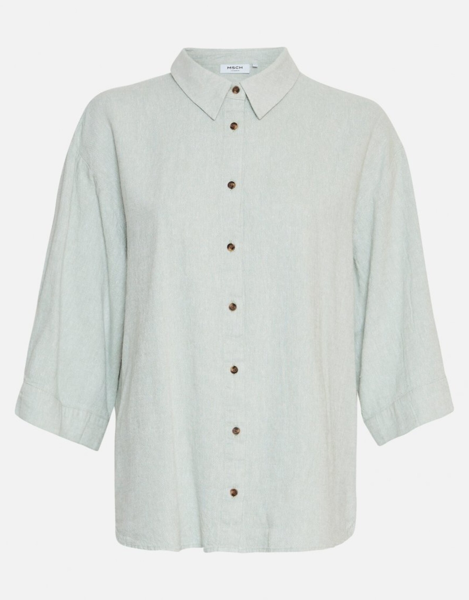 Moss Copenhagen Jovene Ginia 3/4 Shirt Green Melange