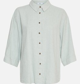 Moss Copenhagen Jovene Ginia 3/4 Shirt Green Melange