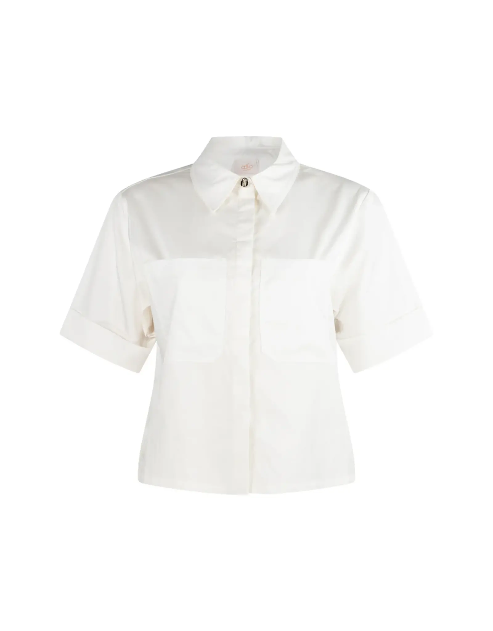 Aaiko Jannike Poplin Blouse Les Blancs