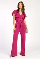 Aaiko Halina Jumpsuit Magenta Haze