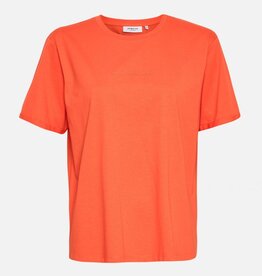 Moss Copenhagen Terina Organic Small Logo Tee Lily