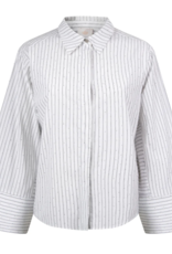 Aaiko Elda Stripe Blouse Les Blancs