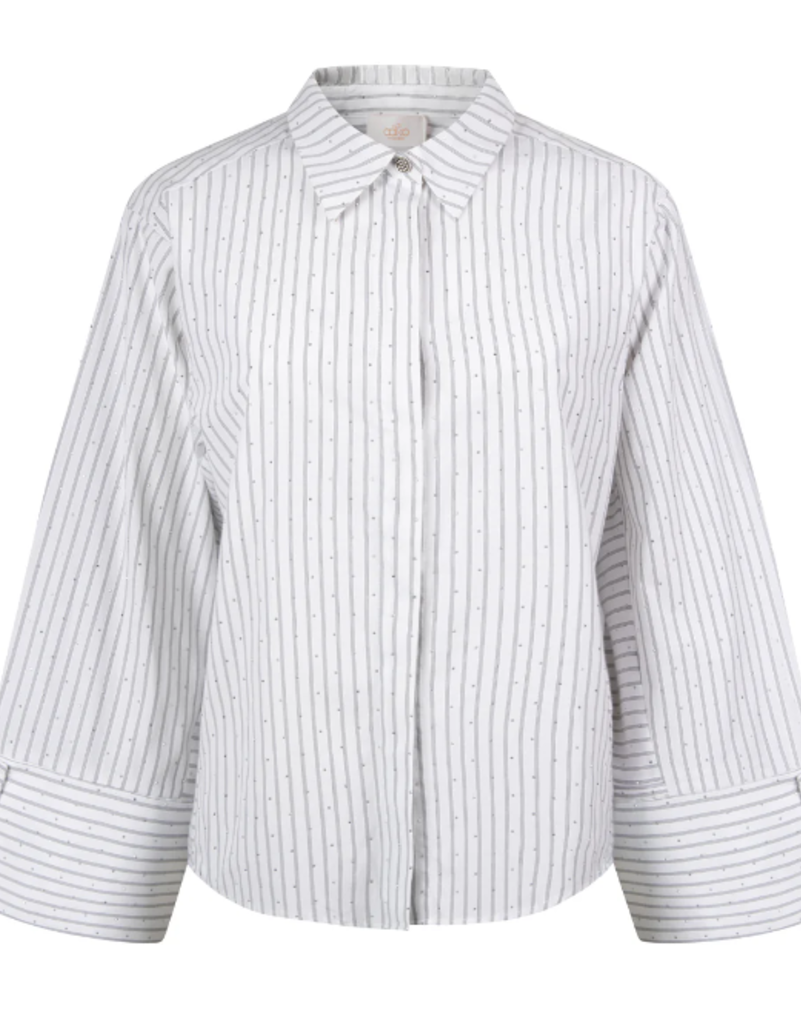 Aaiko Elda Stripe Blouse Les Blancs