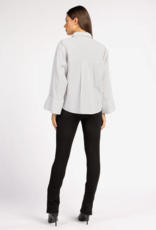 Aaiko Elda Stripe Blouse Les Blancs