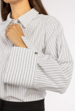 Aaiko Elda Stripe Blouse Les Blancs