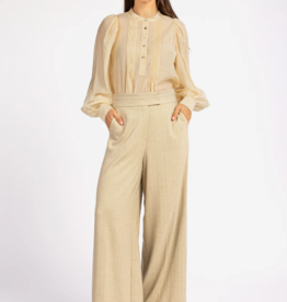 Aaiko Nore 2 Tone Herringbone Trousers Trenchcoat