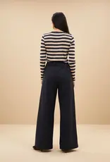 By Bar Basic LS Big Stripe Top Midnight