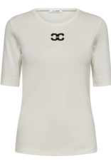 Co'Couture Granny Logo Tee Off White