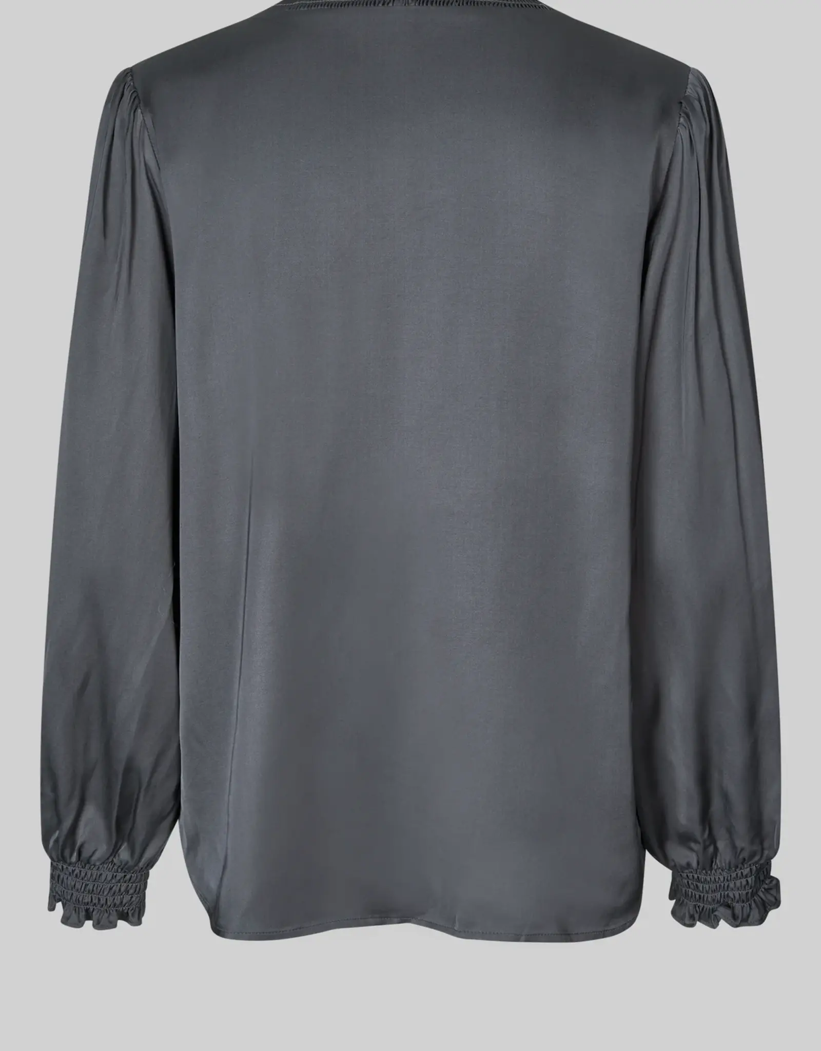 Second Female Bardi V-Neck Blouse Volcanic Ash