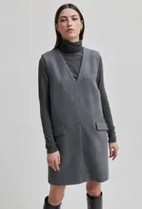 Second Female Vall Spencer Dress Grey Melange