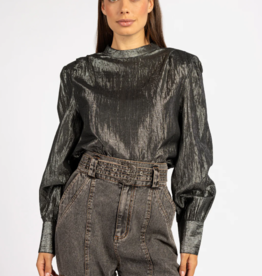 Aaiko Bobbi Top Dark Grey