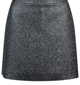 Aaiko Nasma Metallic Skirt Dark Grey