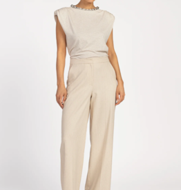 Aaiko Sonja Stripe Trousers Les Blancs