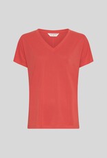 Moss Copenhagen Fenya Modal Tee Flame Scarlet