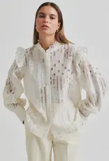 Second Female Nete Frill Shirt Coconut Milk