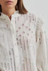 Second Female Nete Frill Shirt Coconut Milk