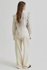 Second Female Nete Frill Shirt Coconut Milk