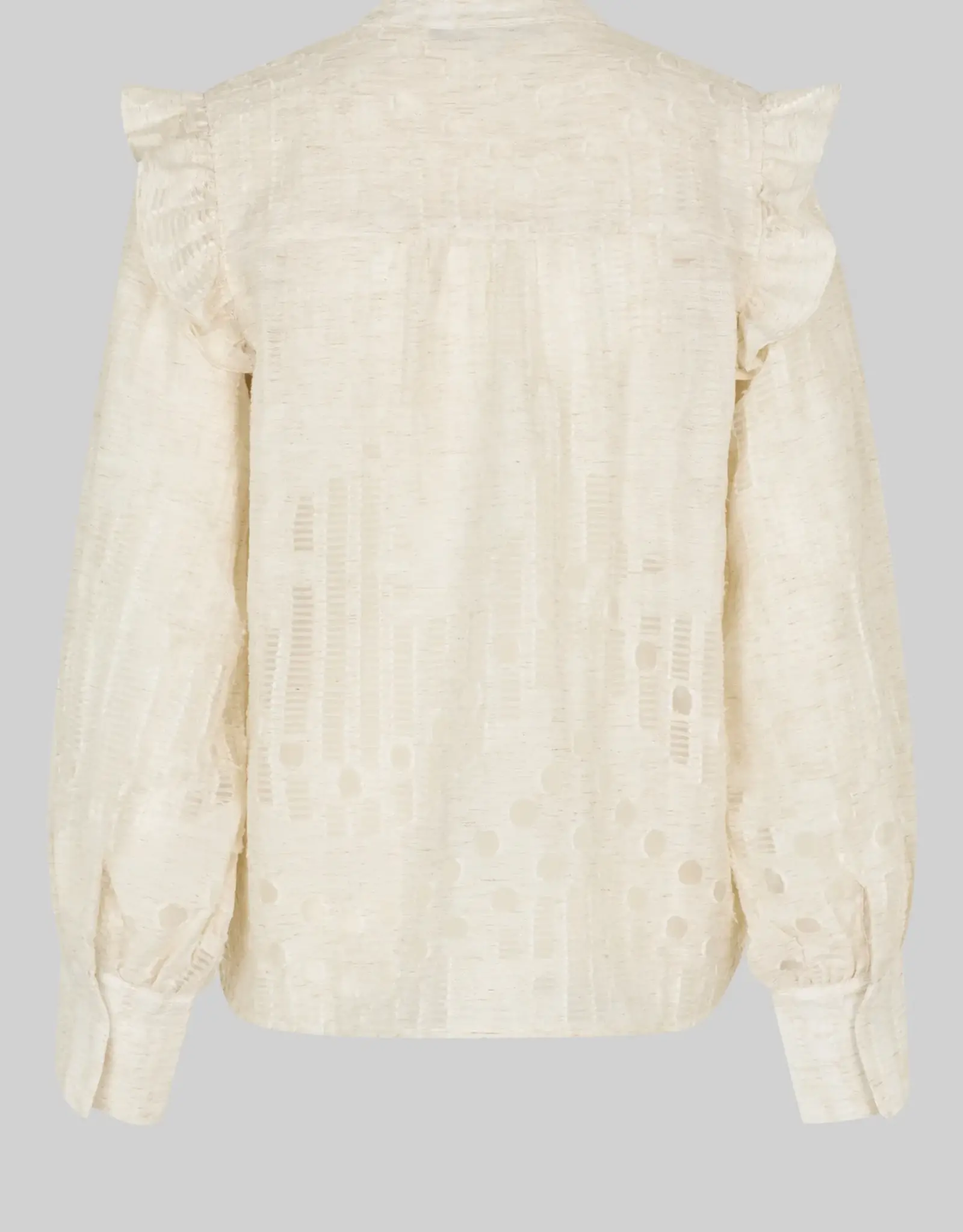Second Female Nete Frill Shirt Coconut Milk