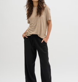 My Essential Wardrobe Lisa Striped Tee Major Brown Stripe