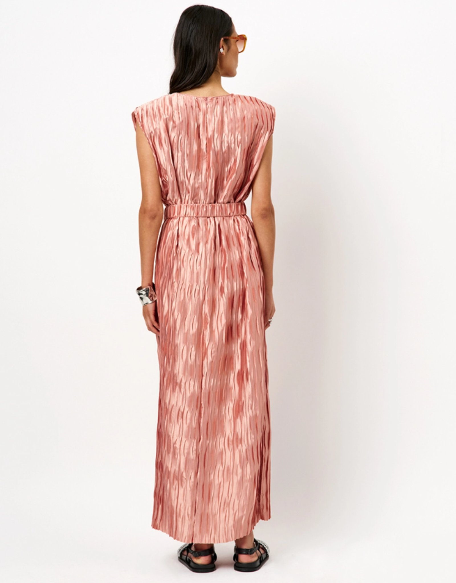 Dante 6 Lexis Plisse Maxi Dress Antique Blush