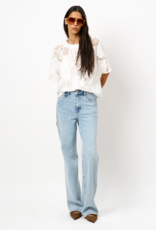 Dante 6 Loire Embroidered T-Shirt Milk White