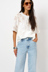Dante 6 Loire Embroidered T-Shirt Milk White