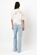 Dante 6 Loire Embroidered T-Shirt Milk White