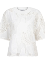 Dante 6 Loire Embroidered T-Shirt Milk White