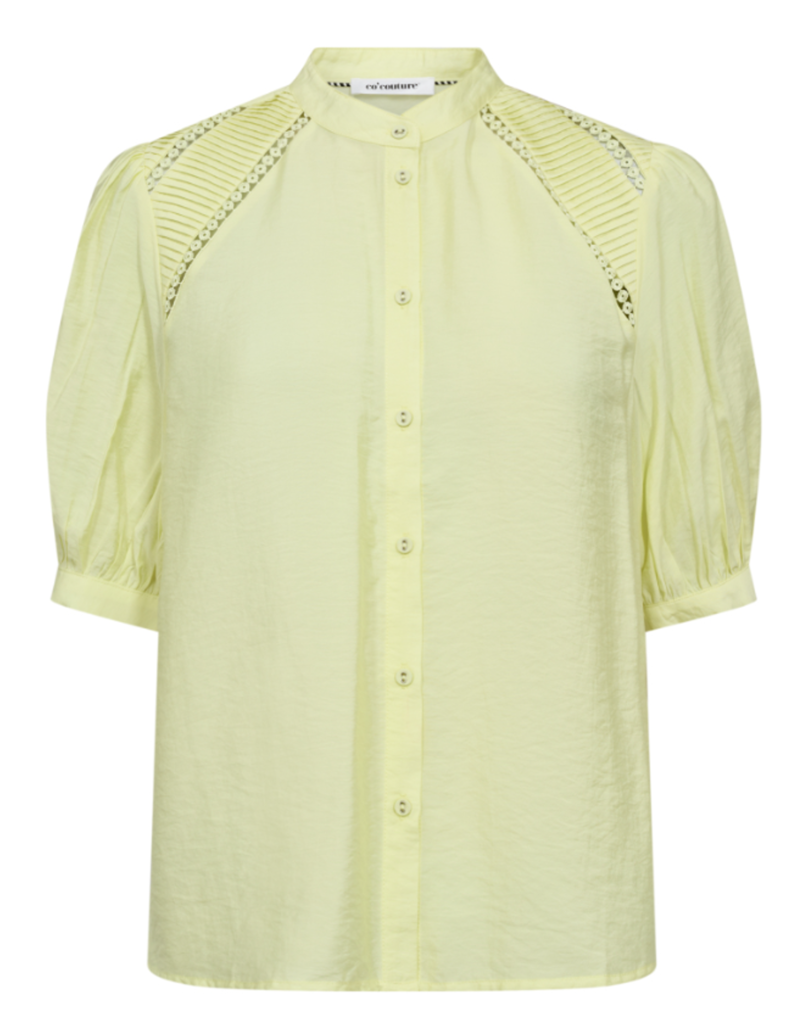 Co'Couture Callum Pintruck SS Shirt Citrus