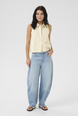 My Essential Wardrobe Sunna Top Almond Milk