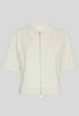 Moss Copenhagen Trinity 2/4 Zip Cardigan Turtledove
