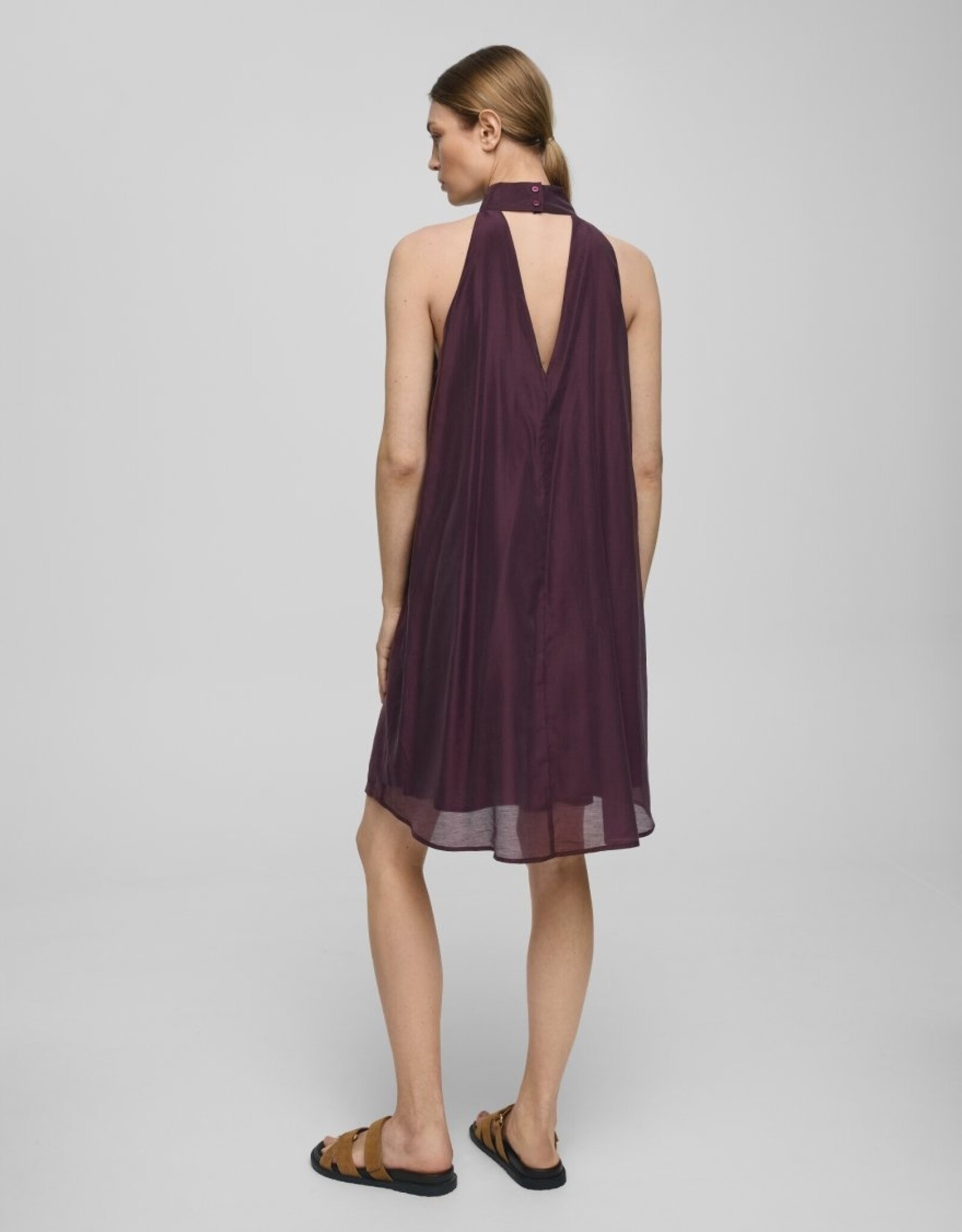 Moss Copenhagen Alithea Faustina SL Dress Fudge