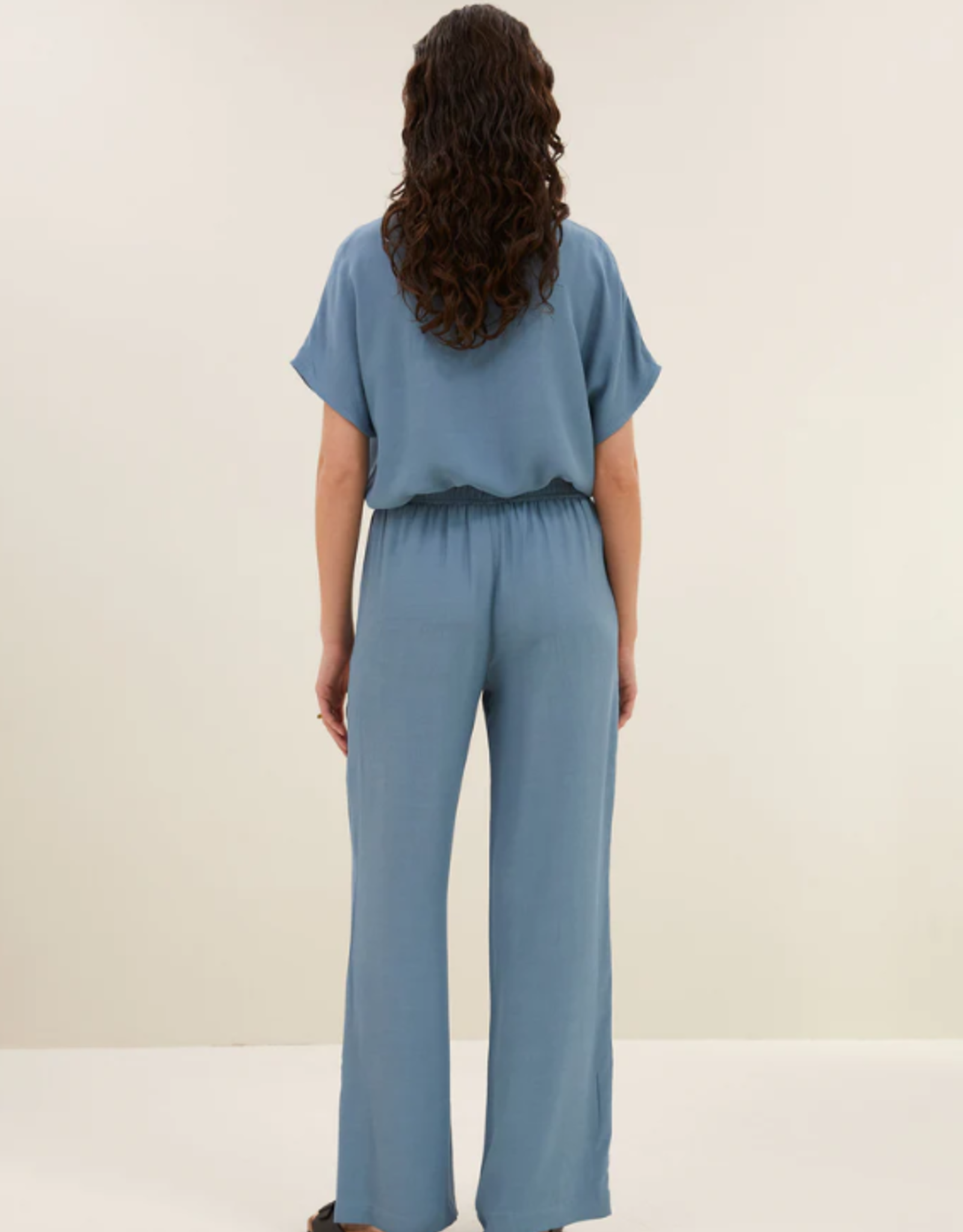 By Bar Robyn Viscose Pants Blue Stone