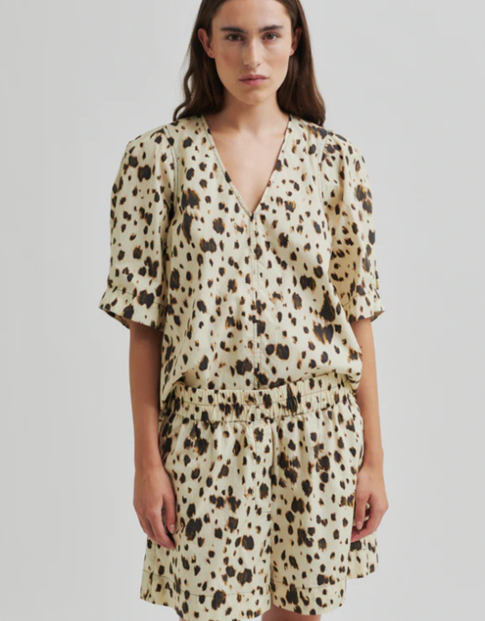Second Female Leoni Blouse White Alyssum