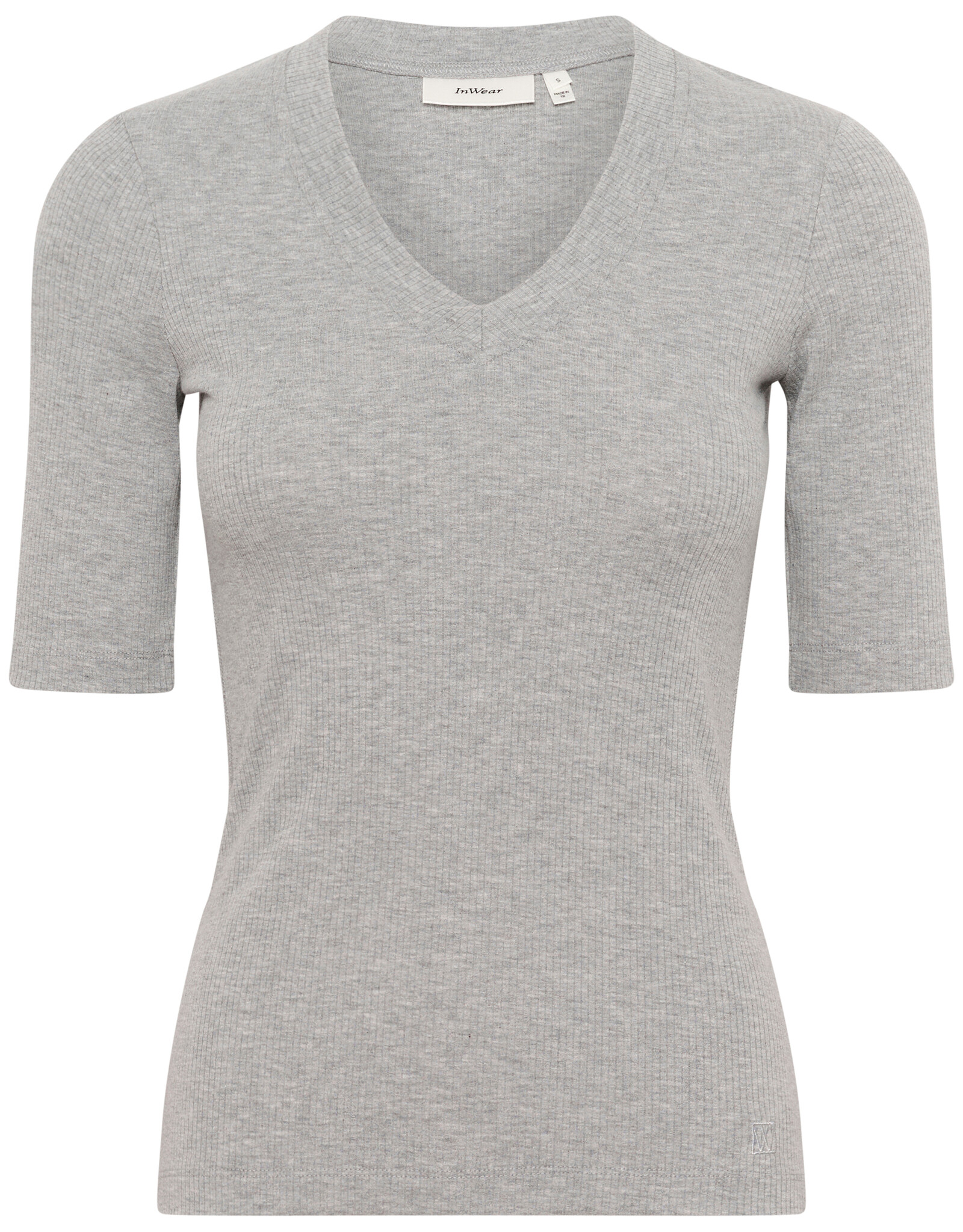 InWear Dagna V T-shirt Medium Grey Melange
