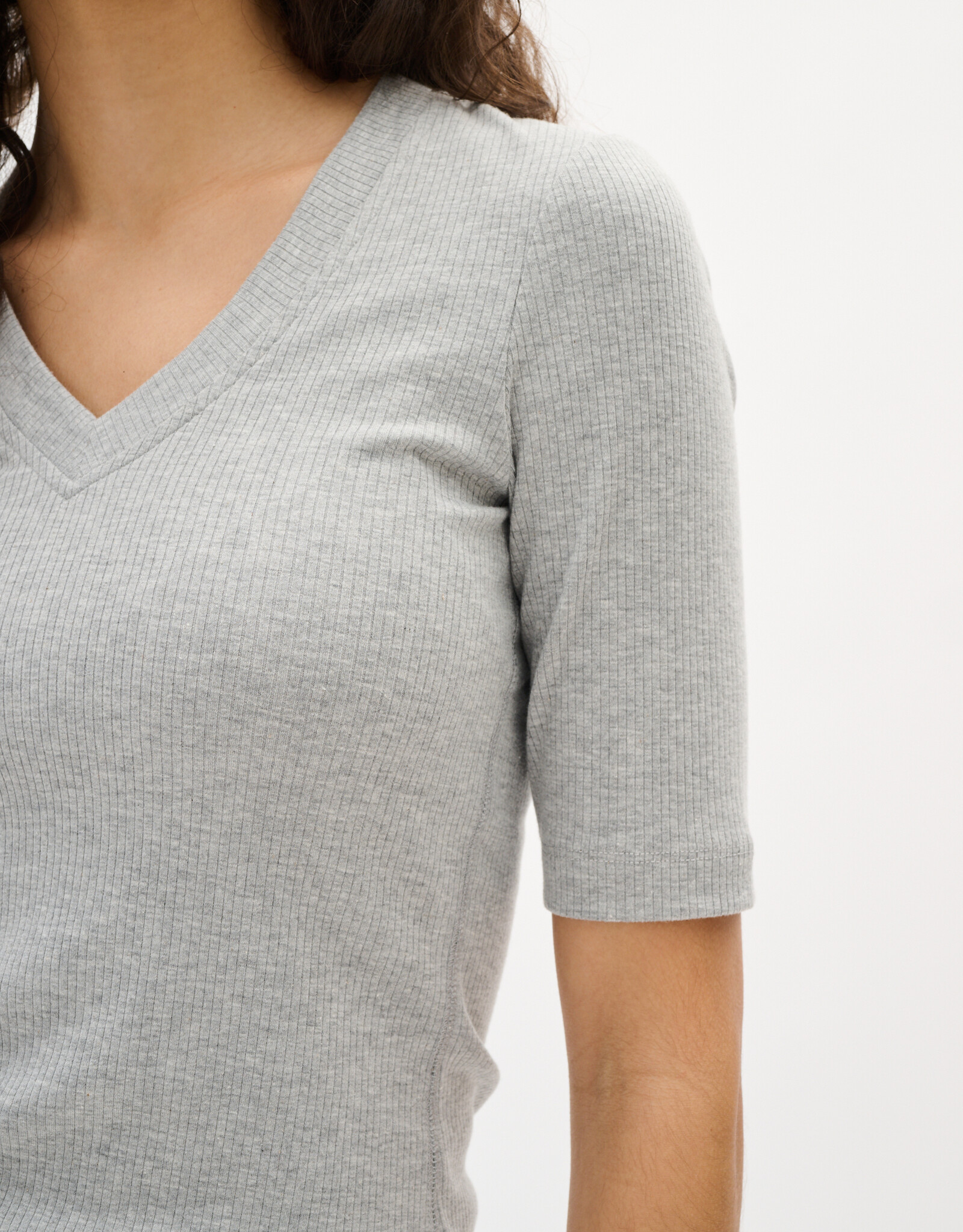 InWear Dagna V T-shirt Medium Grey Melange
