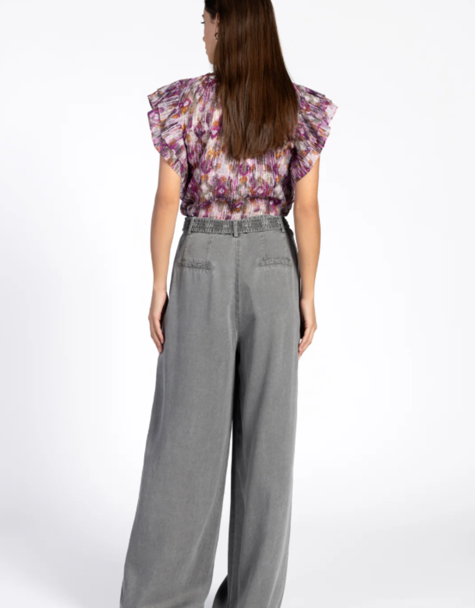 Aaiko Yaella Ikat Top Wildrose