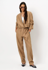 Dante 6 Lonza Pleated Bomber Jacket Spiced Camel