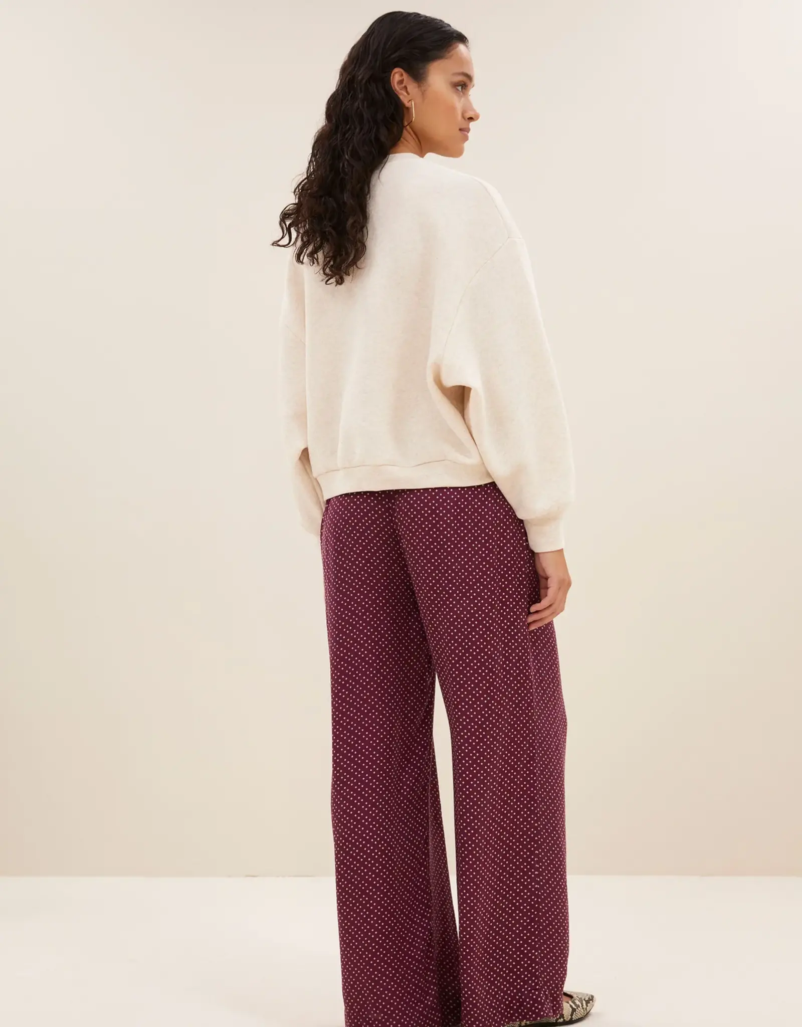 By Bar Bibi Patchwork Sweater Oyster Melee
