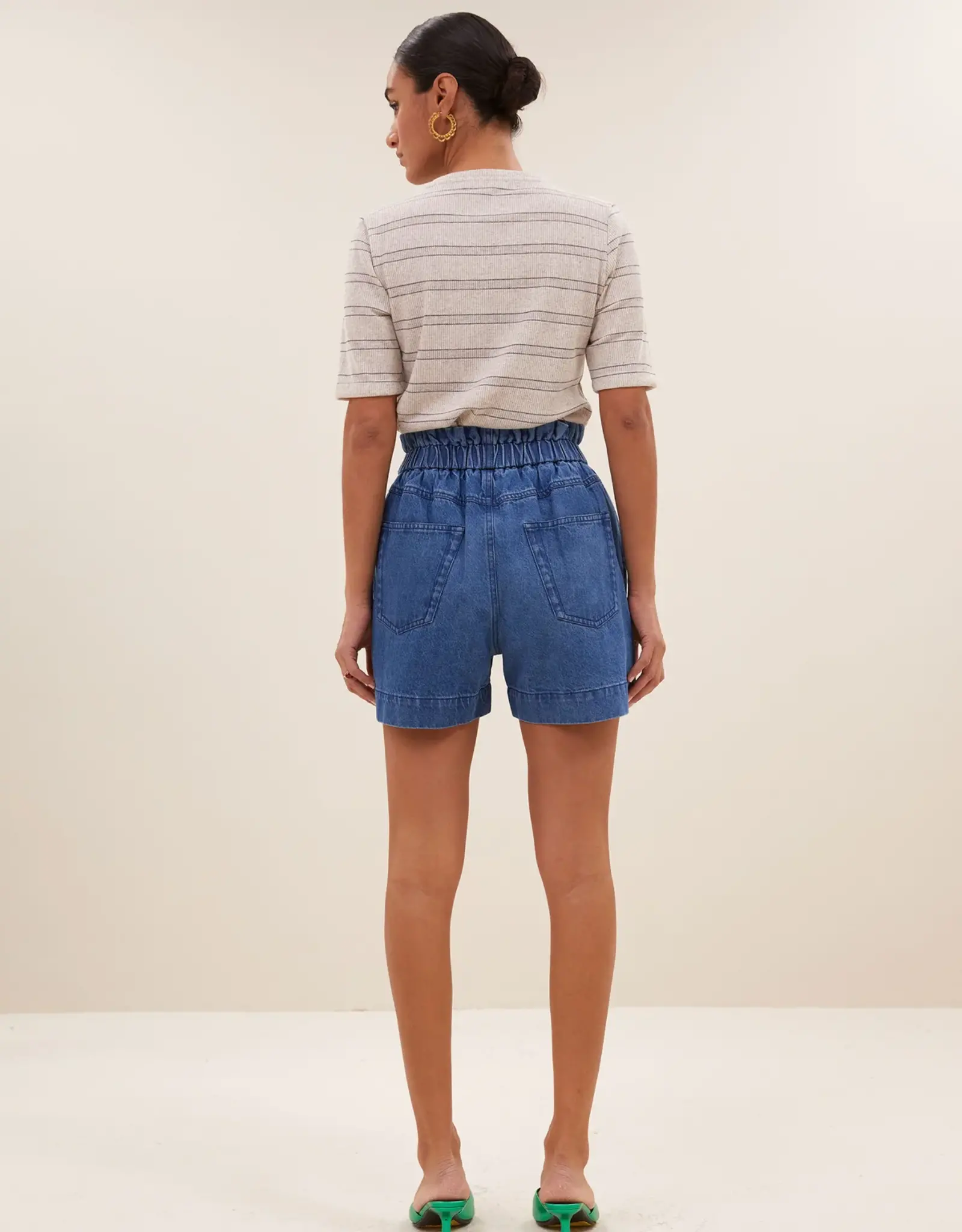 By Bar Leon Denim Short Medium Denim