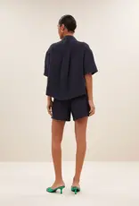 By Bar Lio Linen Shorts Midnight