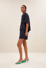 By Bar Mara Linen Blouse Midnight