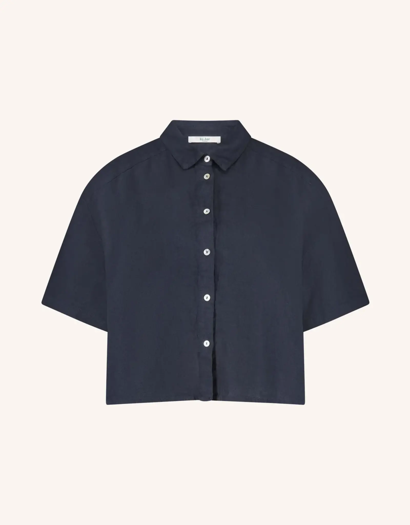 By Bar Mara Linen Blouse Midnight