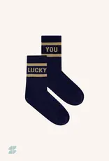 By Bar Lucky Sparkle Socks Navy