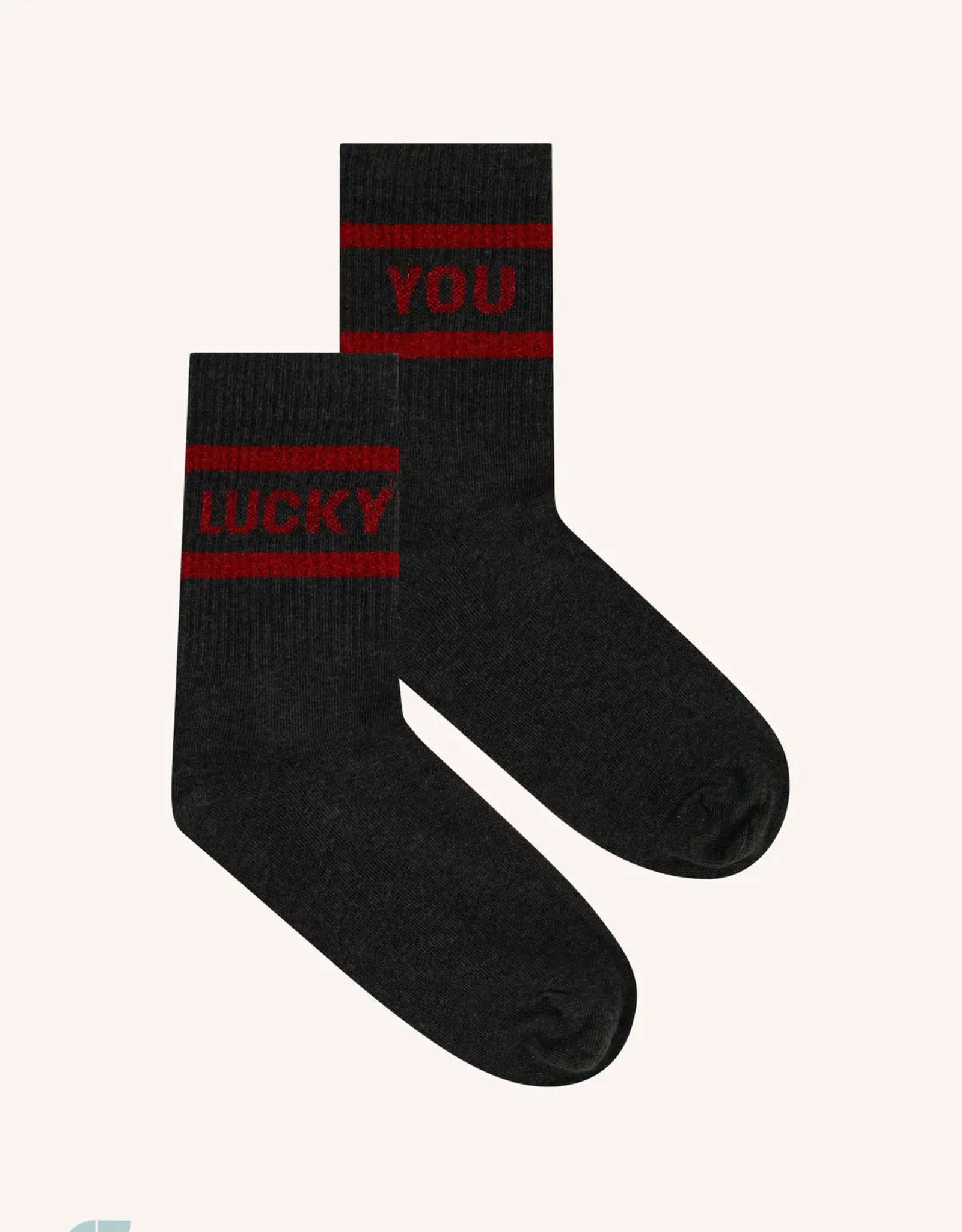 By Bar Lucky Sparkle Socks Wine