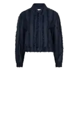 Dante 6 Jasmine Fil Coupé Bomber Jacket Nocturnal Blue